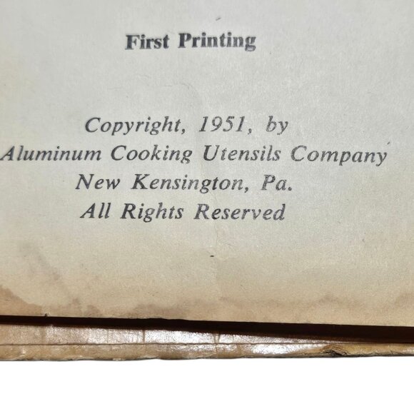 Margaret Mitchells Mealtime Magic Desserts Cookbook 1951 First Printing AS IS - Picture 5 of 16